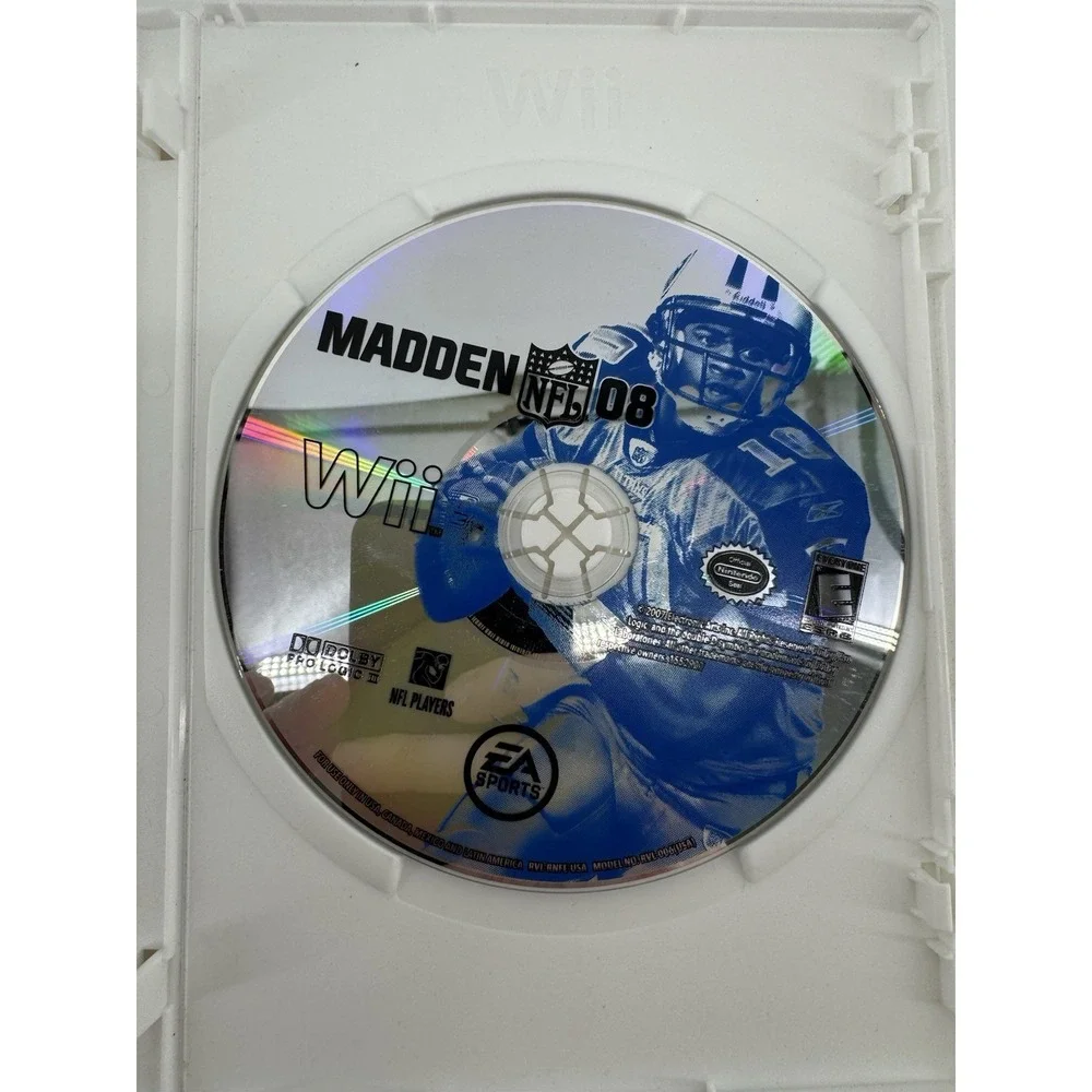 Madden NFL 08 Nintendo Wii EA Sports With Manual CIB
